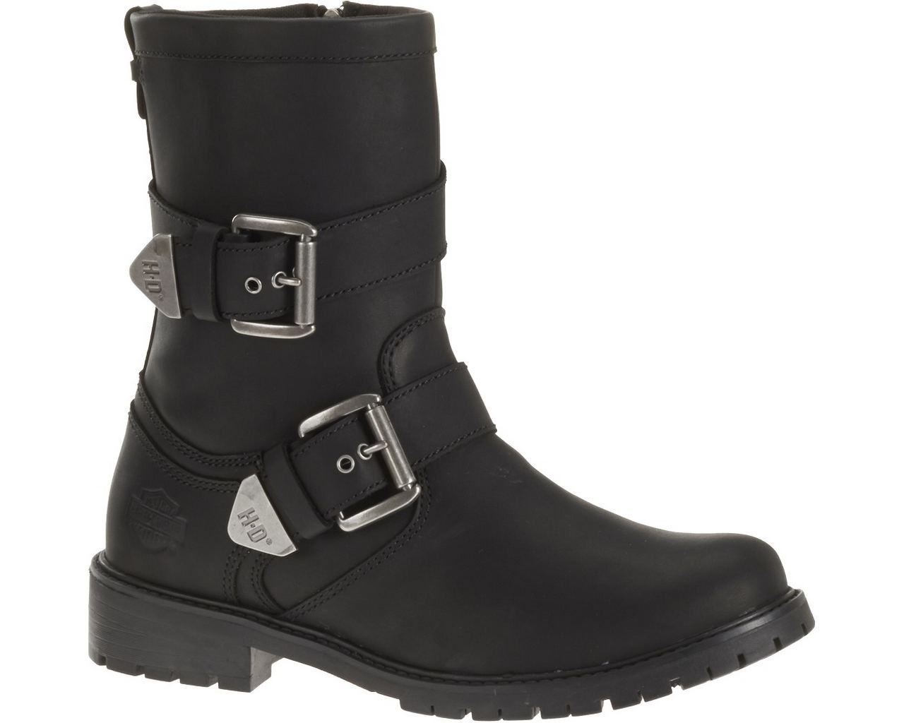 Harley-Davidson Men's Wilder Black or Slate Grey Leather Boots. D93279 D93280 - Wisconsin Harley-Davidson
