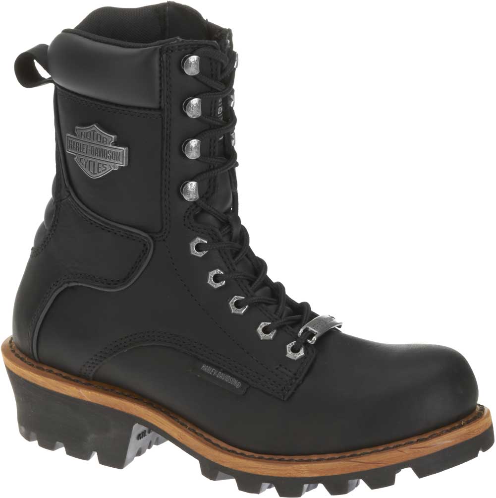 Harley-Davidson® Men's Tyson Logger Black 7.5-Inch Motorcycle