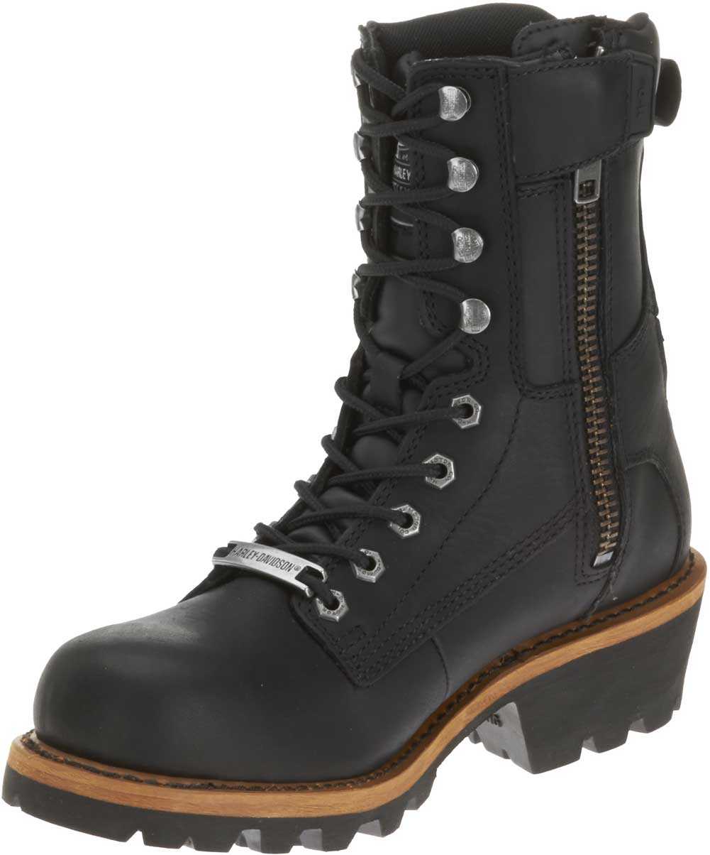 Harley-Davidson Free Shipping - Harley-Davidson Men's Tyson Logger Black 7.5-Inch Motorcycle Boots, D95188 - Free Shipping on many products plus Orders Over $99
