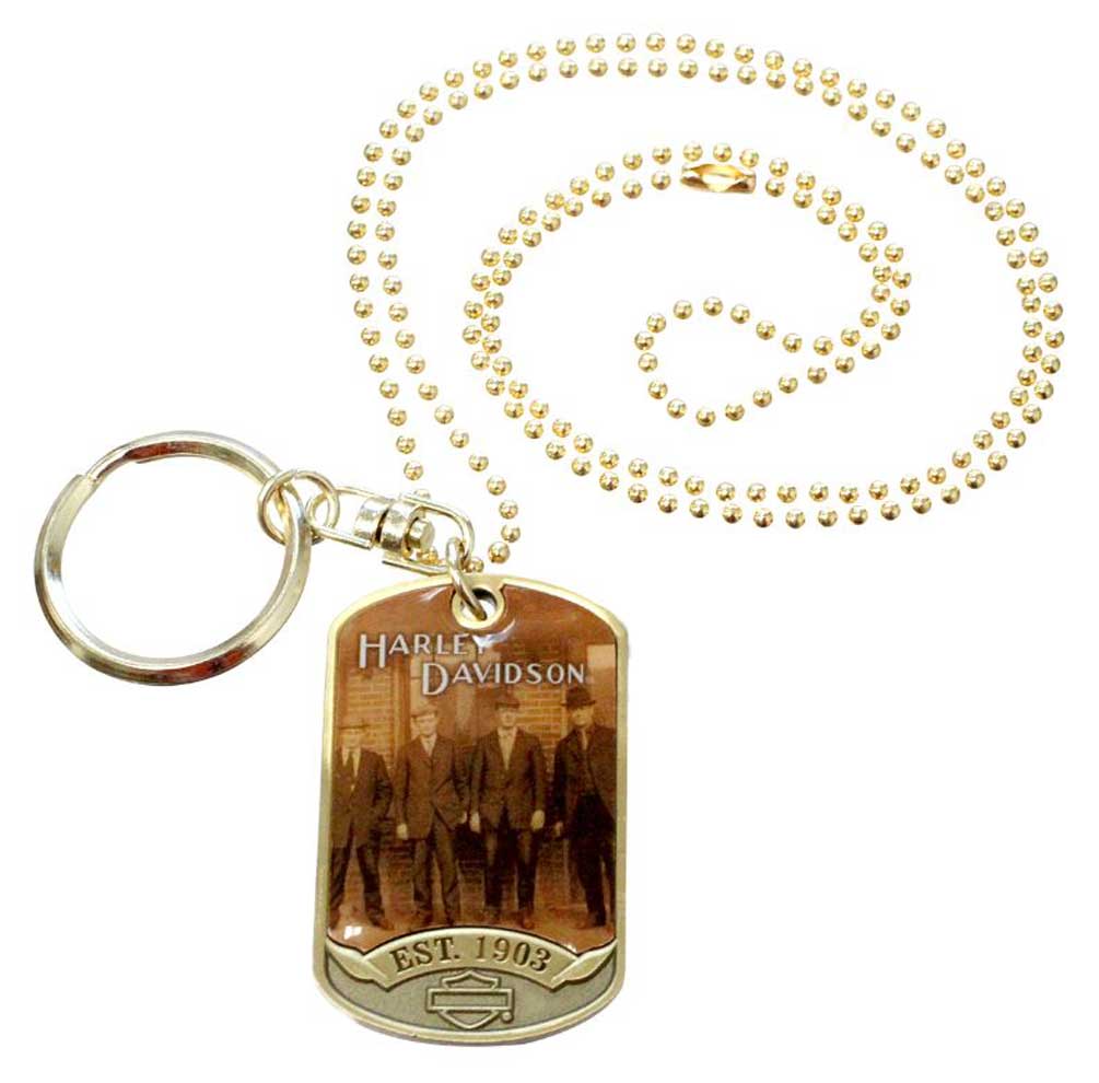 Harley-Davidson Free Shipping - Harley-Davidson Originals Dog Tag, Est 1903 Bar & Shield, Chain/Key Ring 8003463 - Free Shipping on many products plus Orders Over $99