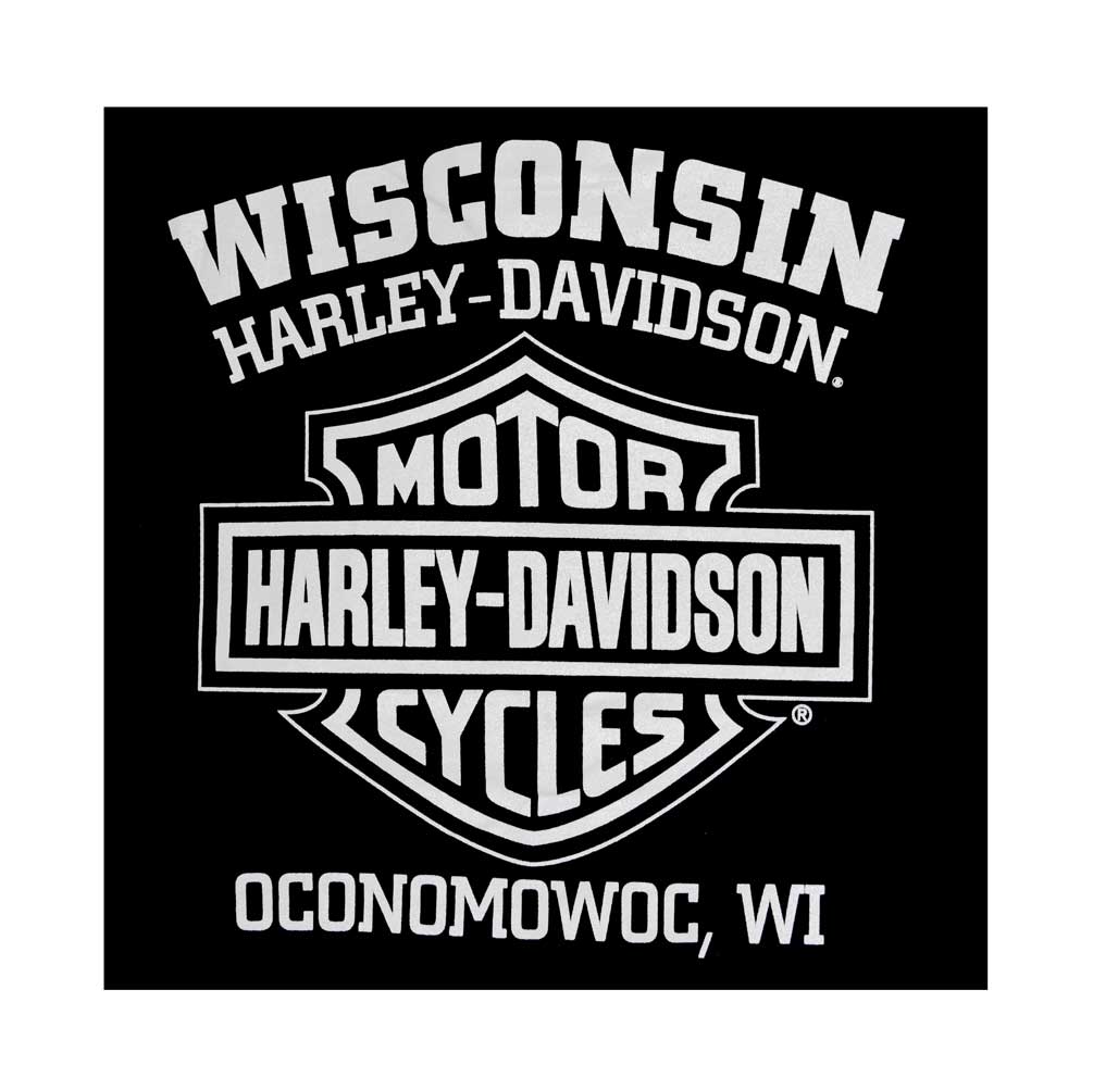 Harley-Davidson® Men's Willie G Skull Sweatshirt, Black Crew Harley-Davidson® Men's Willie G Skull Sweatshirt, Black Crew