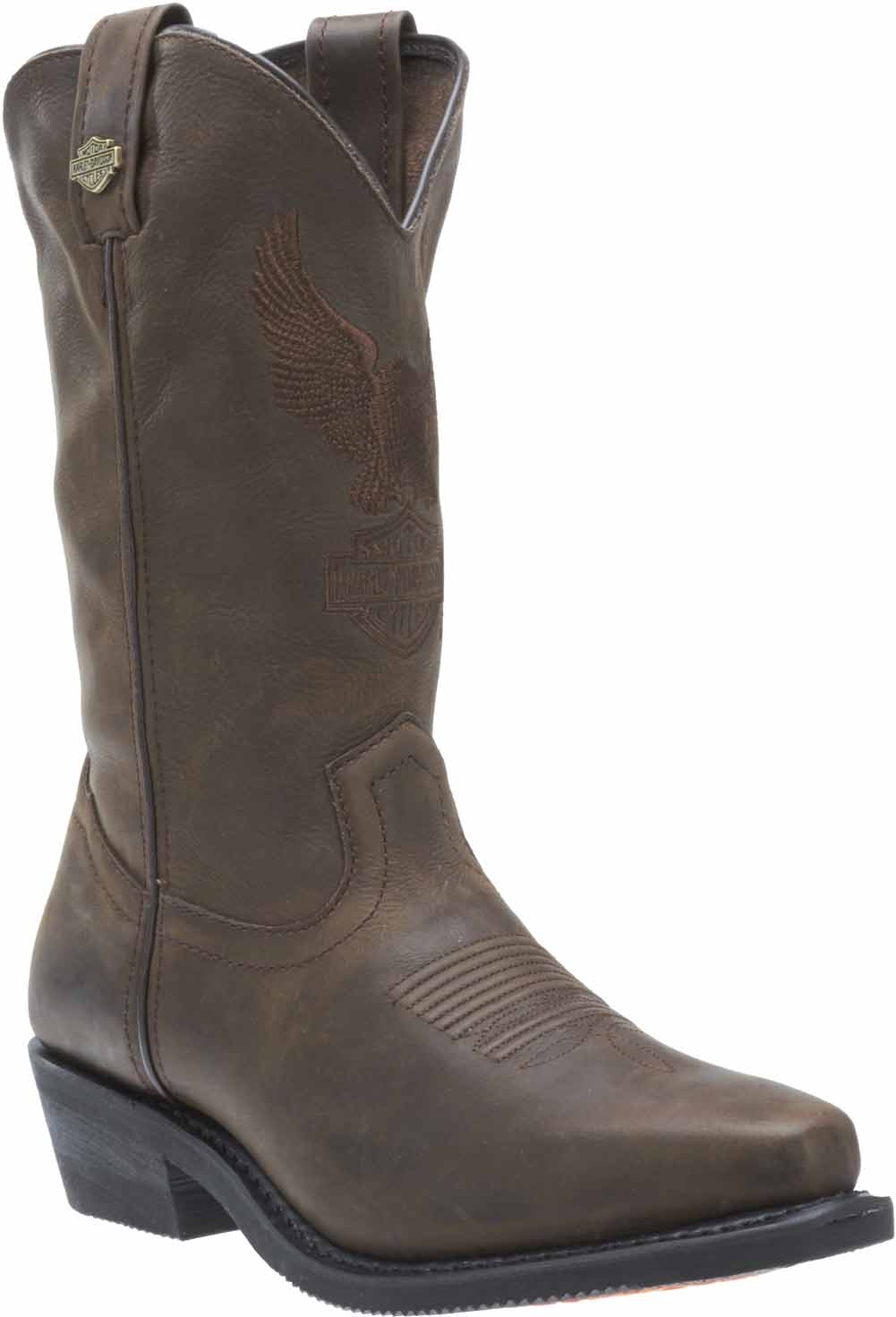 Harley-Davidson Men's Drayton 11.25-Inch Motorcycle Boots. D96094 (Brown, 7) - Wisconsin Harley-Davidson
