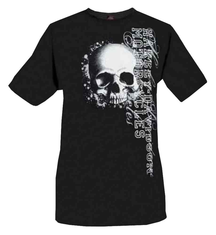 Harley-Davidson Men's Short Sleeve T-Shirt, 1903 Skull H-D Script Graphic, Black - Wisconsin Harley-Davidson