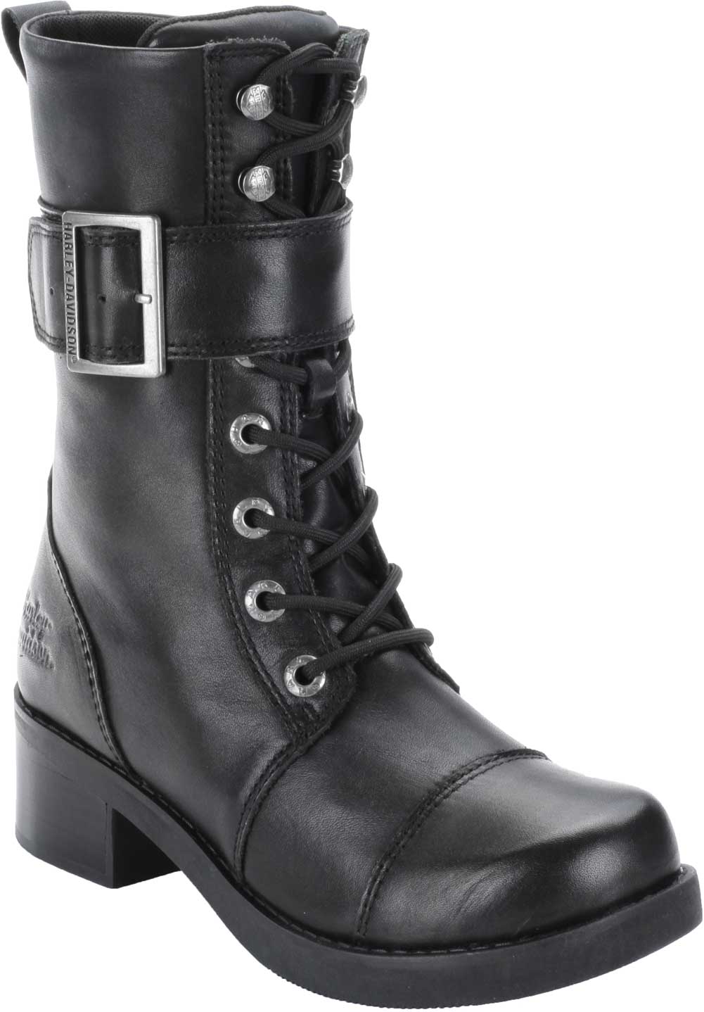 Harley-Davidson Free Shipping - Harley-Davidson Women's Jammie Black 8-Inch Boots, 2-Inch Heel D85259 - Free Shipping on many products plus Orders Over $99