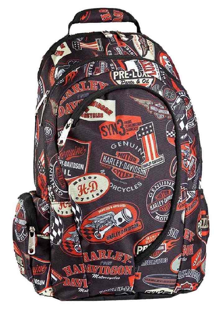 Harley-Davidson Vintage Collection Multi-Functional Backpack, Black 99915-VIN - Wisconsin Harley-Davidson