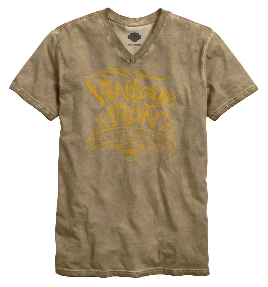 Harley-Davidson® Men's Vintage Iron V-Neck Short Sleeve