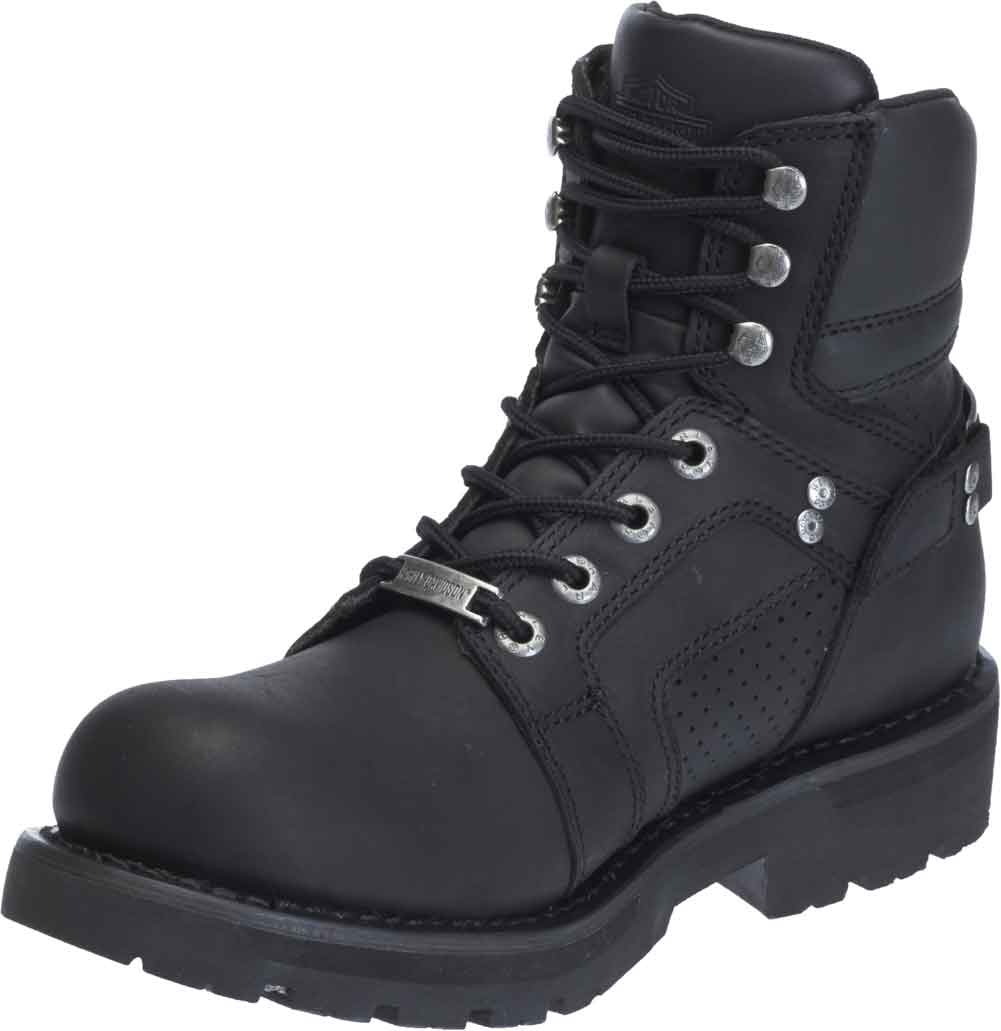 Harley-Davidson Free Shipping - Harley-Davidson Men's Edgemoor Black Leather Motorcycle Boots. D96092 - Free Shipping on many products plus Orders Over $99