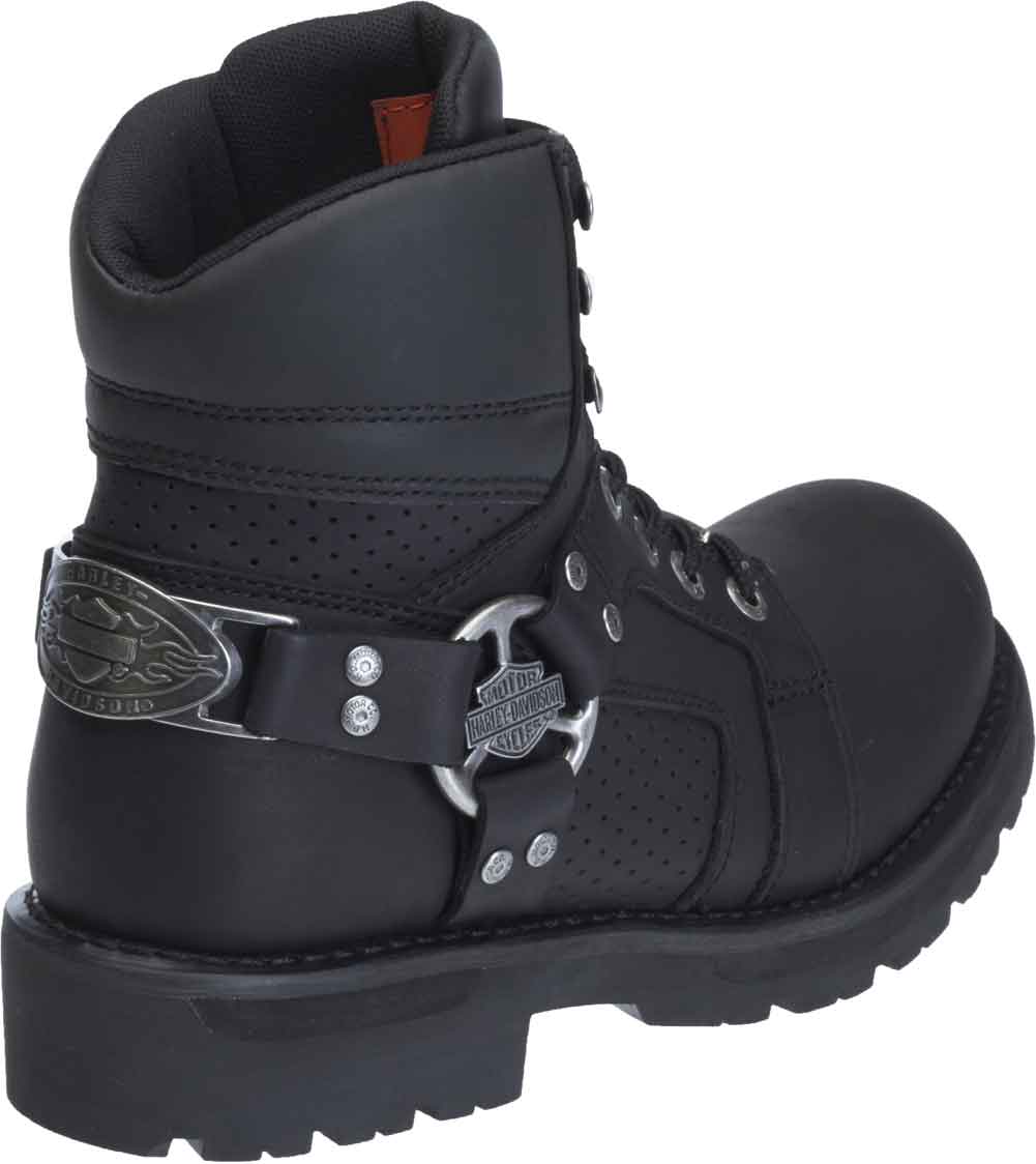 Harley-Davidson Men's Edgemoor Black Leather Motorcycle Boots. D96092 - No Hassle Returns at Wisconsin Harley