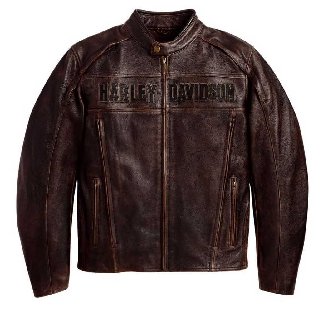 Harley-Davidson® Men's Roadway Leather Jacket Brown 98002-11VM