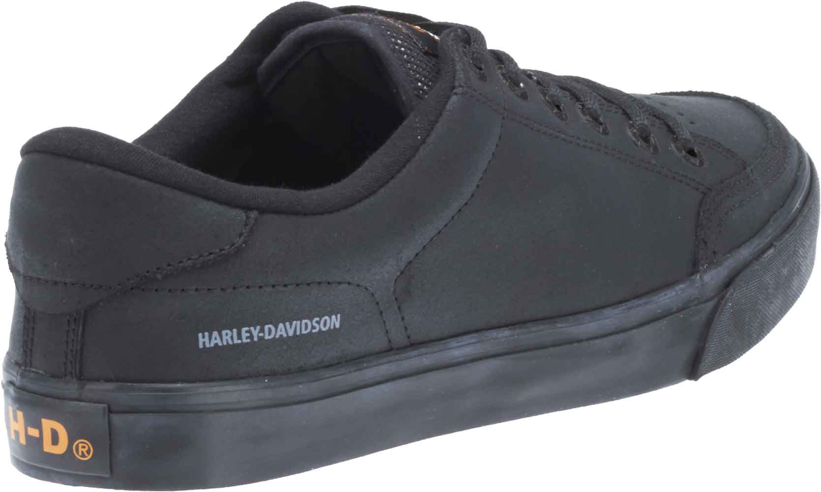 Harley-Davidson Men's Bando Black Leather Shoes / Sneakers. D93330 - No Hassle Returns at Wisconsin Harley