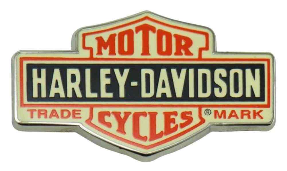 Harley-Davidson Classic Elongated Bar & Shield Vintage Pin, 1.5 x .75 in 139264 - Wisconsin Harley-Davidson