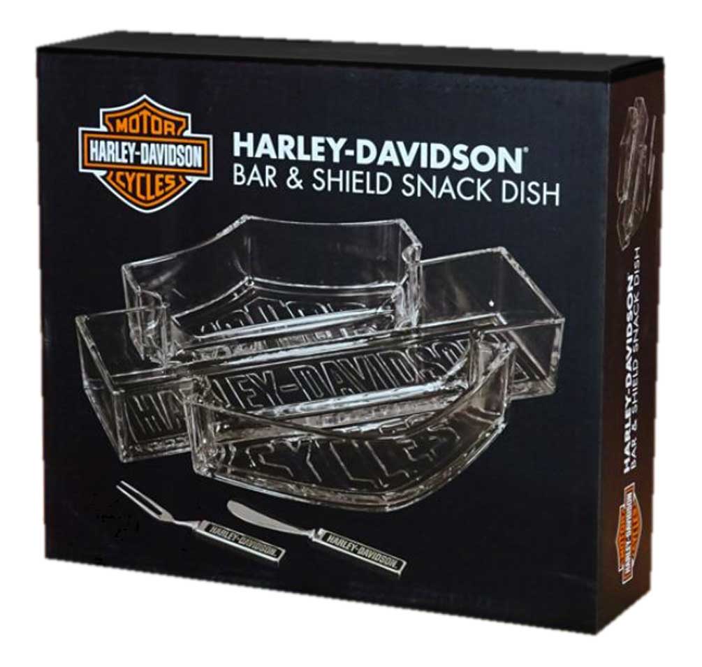 Harley-Davidson Bar & Shield Snack Dish Set HDL-18533 - No Hassle Returns at Wisconsin Harley