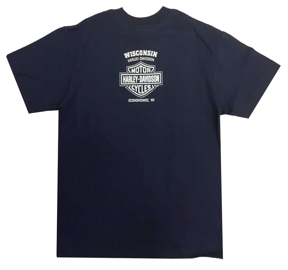 Harley-Davidson Free Shipping - Harley-Davidson Big Boys' H-D Script Logo Burst Youth T-Shirt, Navy Blue - Free Shipping on many products plus Orders Over $99