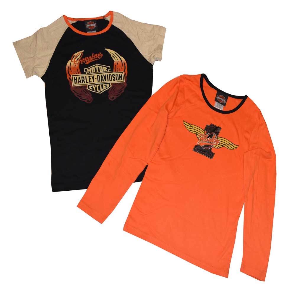 Harley-Davidson Big Girls' T-Shirts, Long & Short Sleeve Graphic Tees 3342354 - Wisconsin Harley-Davidson