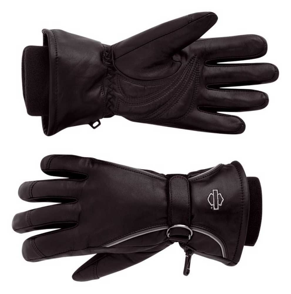 Harley-Davidson® Womens Windshielder Gauntlet Leather Riding