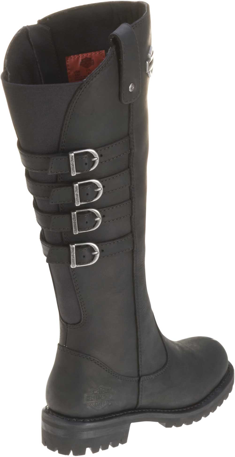 Harley-Davidson Women's Josi 15-Inch Black Leather Motorcycle Boots. D87038 - No Hassle Returns at Wisconsin Harley