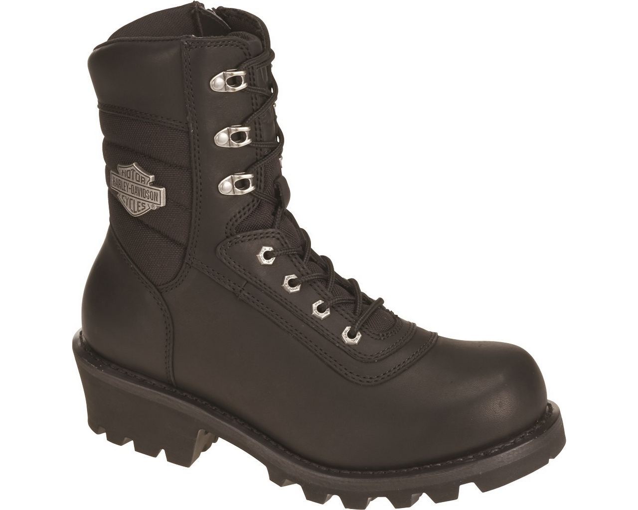 Harley-Davidson® Men's Meiker Performance Black Leather Motorcycle