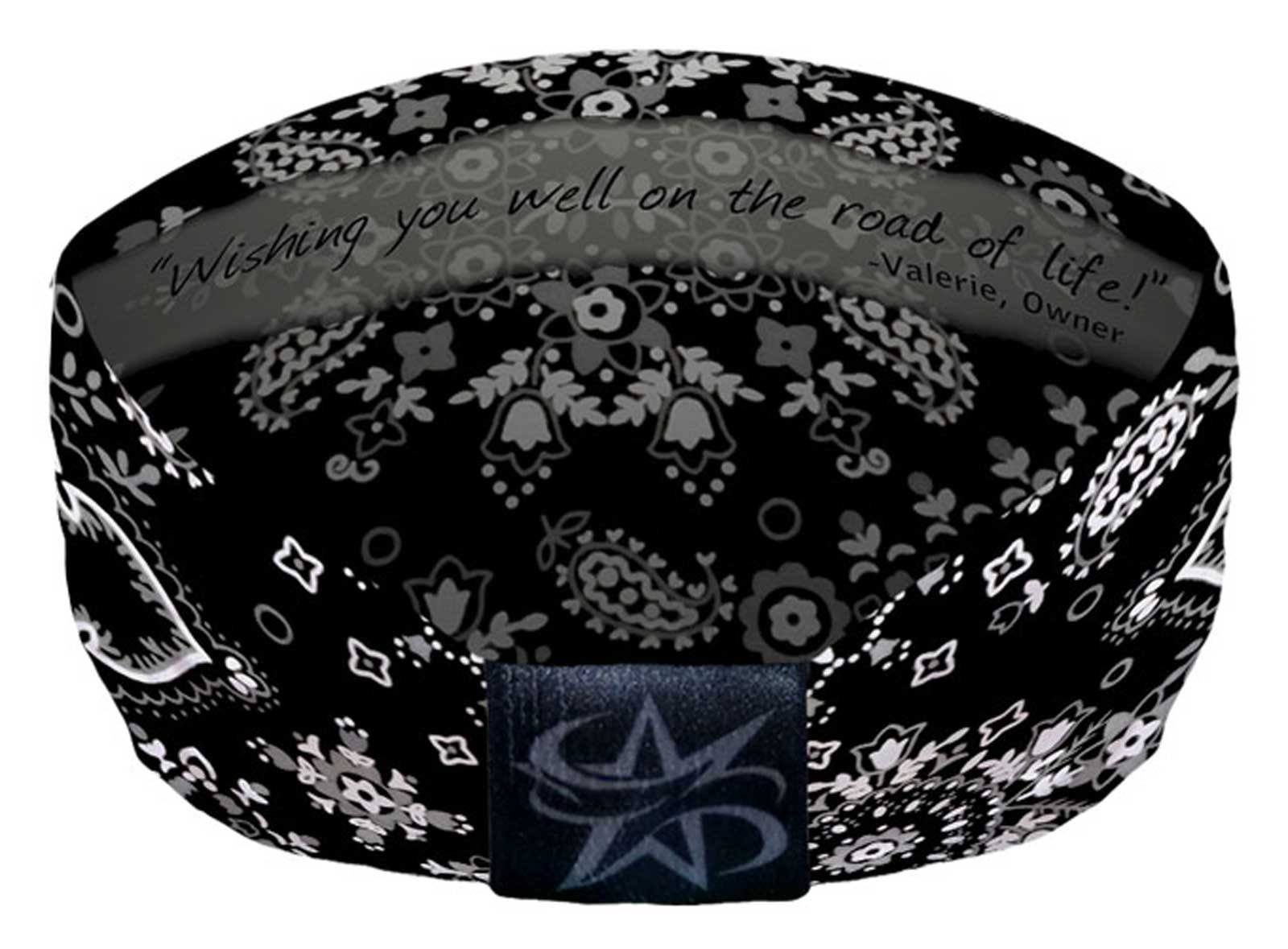 Harley-Davidson Free Shipping - That's A Wrap Women's Bandana Flowered Paisley Knotty Band, Black KB1210 - Free Shipping on many products plus Orders Over $99