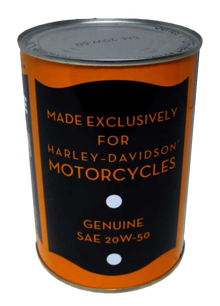 Harley-Davidson Free Shipping - Harley-Davidson SAE 20W-50 Limited Edition H-D Genuine Vintage Oil Can, 62600062 - Free Shipping on many products plus Orders Over $99
