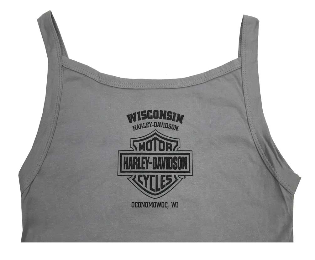 Harley-Davidson Free Shipping - Harley-Davidson Women's Tank Top, Thrill For Life Vintage Graphic, Gray - Free Shipping on many products plus Orders Over $99