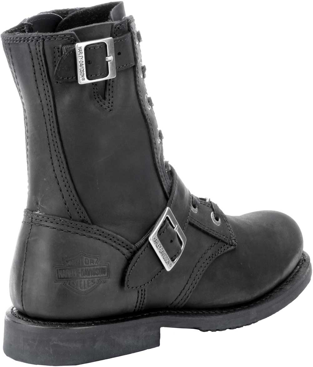 mens black buckle boots