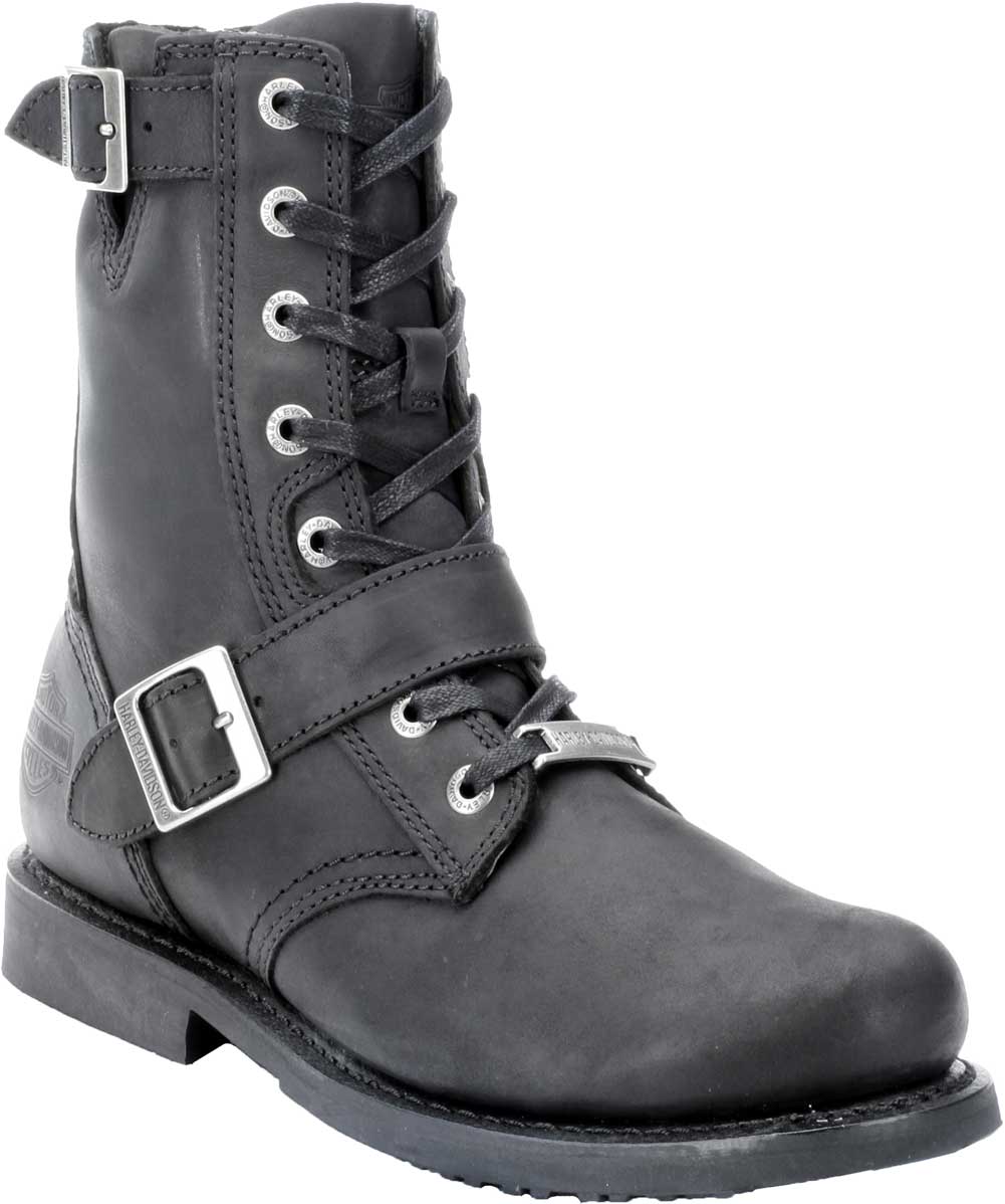 Harley-Davidson ロガーブーツ Harley-Davidson® Men's Ranger Black 8-Inch Leather Boots, Side