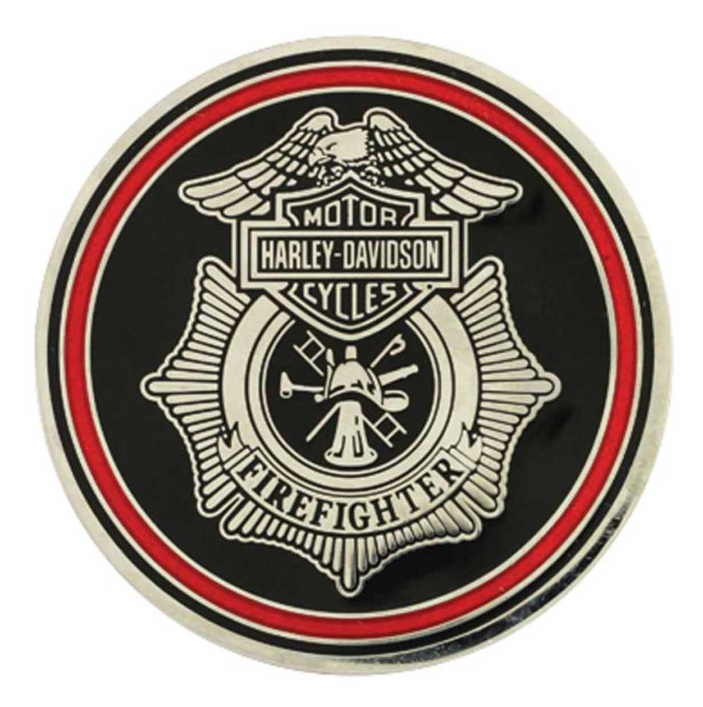 Harley-Davidson Free Shipping - Harley-Davidson Challenge Coin, Firefighter Trans w/ Bar & Shield Logo 8003104 - Free Shipping on many products plus Orders Over $99