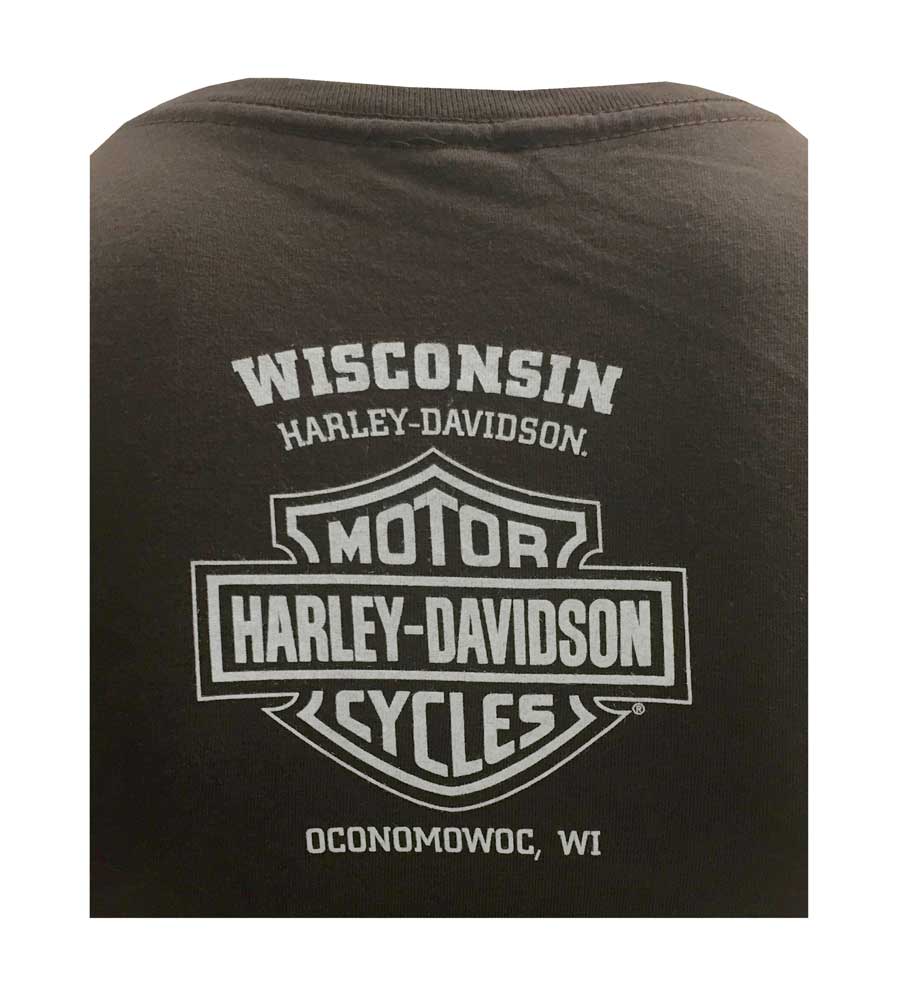 Harley-Davidson Free Shipping - Harley-Davidson Women's Long Sleeve Shirt, Retro Star Winged Wheel, Chocolate - Free Shipping on many products plus Orders Over $99