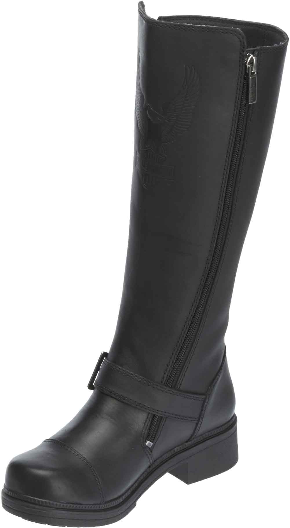 Harley-Davidson Free Shipping - Harley-Davidson Women's Hutcheson Knee-Hi Black Leather Motorcycle Boots. D83805 - Free Shipping on many products plus Orders Over $99