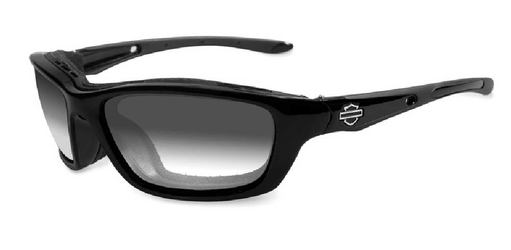Harley-Davidson® Brick LA Grey Lens w/ Metallic Black Frame