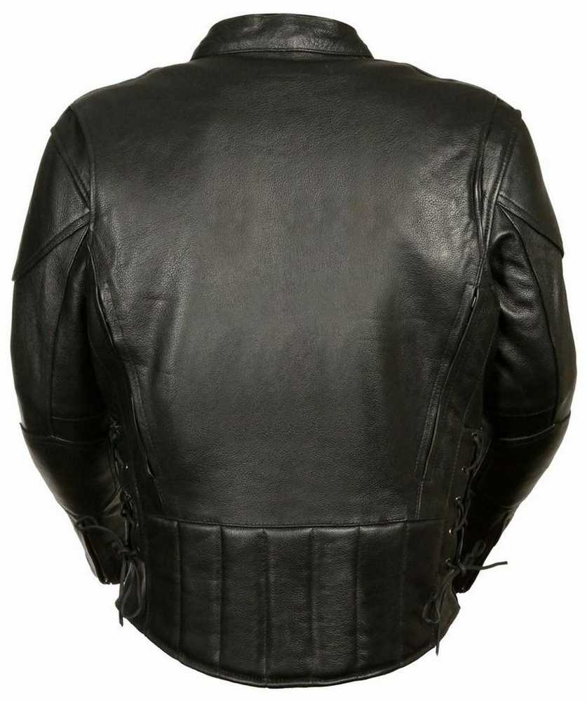 【えいぼー】leather jacket Ace Men's Motorcycle Leather Jacket - First MFG Co