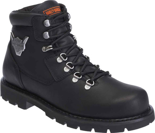 Harley-Davidson® Men's Glenmont Black Leather Motorcycle Boots. D93306 ...