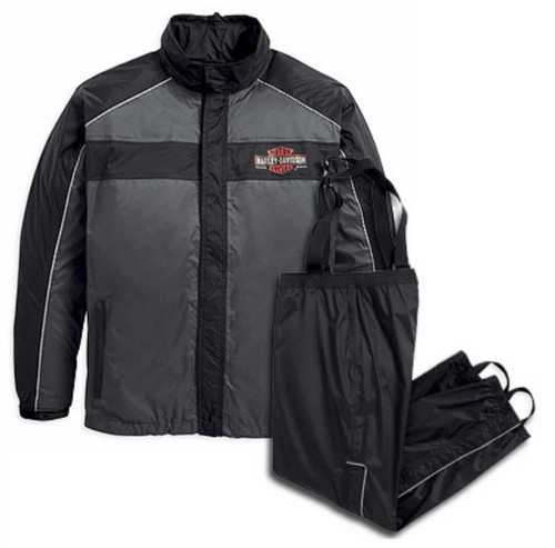 ⭐︎新品⭐︎ Harley-Davidson ジャケット　ライダース　雨具セット Harley-Davidson® Men's Roadway Rain Suit Gray & Black 98239-13VM