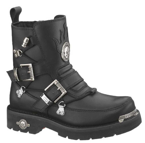 Harley-Davidson® Men's Distortion Skull Metal Motorycle Black