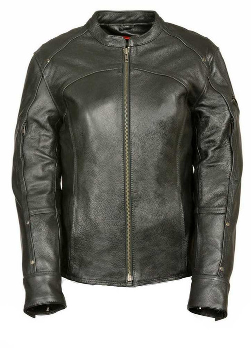 Leather King Women's Triple Stitch Detailed Jacket SH1924 - Wisconsin ...