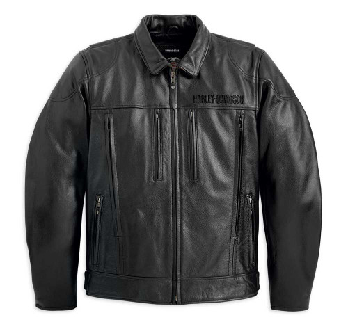 Harley-Davidson® Men's Stone Leather Jacket Black 98037-12VM