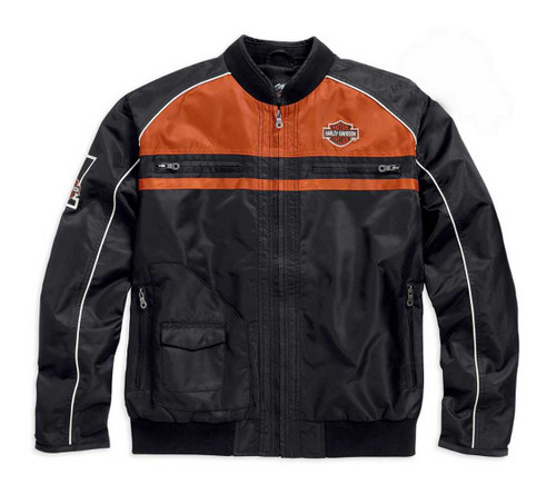 Harley-Davidson® Men's Casual Jacket, Moto Ride Bar & Shield, Black ...