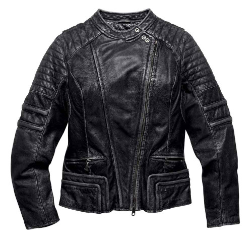 HARLEYライダースジャケット Harley-Davidson® Women's Black Label Core Washed Leather Biker