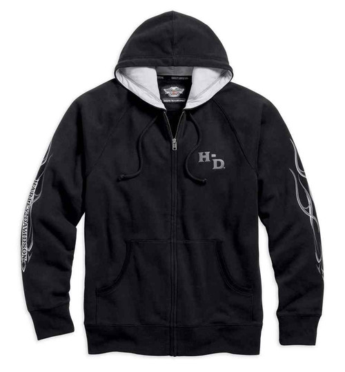 Harley-Davidsonフレイムデザイン ジップアップHOODIEパーカー 51ibWs9WCyL._AC_SY500_.jpg