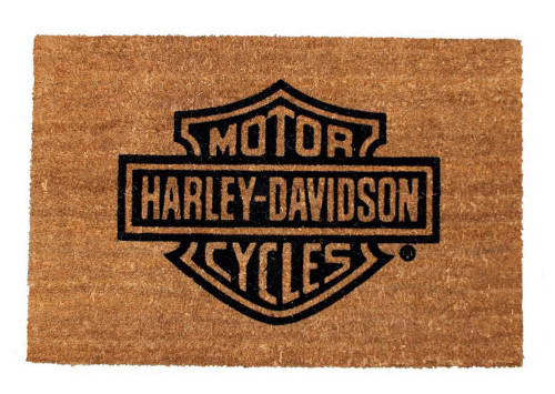 Harley Davidson Bar Shield Logo Door Mat Coco Fiber 29x19 Rug 99202 14v