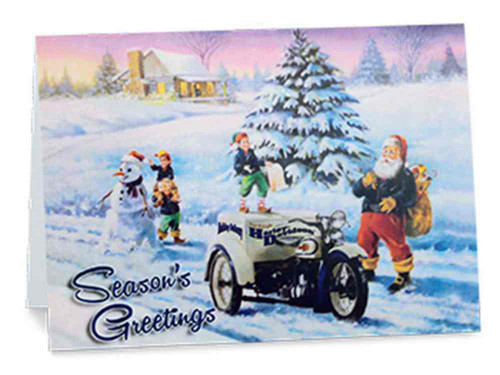 holidayさま Harley-Davidson® Biker Santa Boxed Set of 12 Christmas