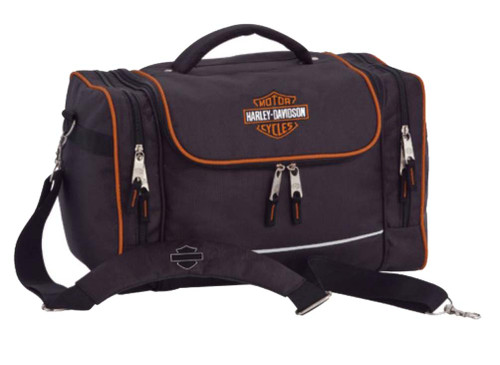 Harley-Davidson® Hop-Along Duffel Bag with Hide-Away Rain Cover