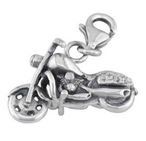 Harley-Davidson® Motorcycle Sterling Silver Charm HDC0014