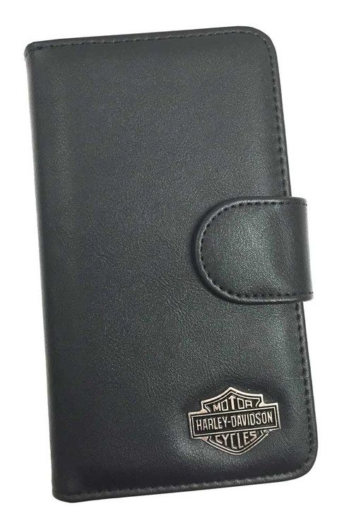 Harley-Davidson Universal Phone Case XL Folio, Bar & Shield Emblem, Black  07753