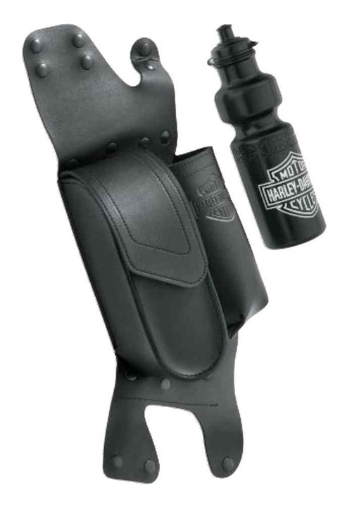 HarleyDavidson® Saddlebag Guard Bag w/ Water Bottle Holder, Left Side