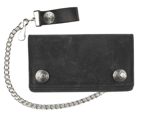 BADBLOOD★韓国人気 Western Buckle Chain Card Holder - Black BADBLOOD☆韓国人気 Western Buckle Chain Card Holder - Black