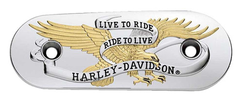Harley-Davidson® Live to Ride Gold Air Cleaner Trim, Fits XL