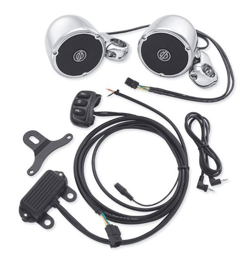 Harley-Davidson® Boom! Audio Cruise Amp & Speaker Kit, Chrome