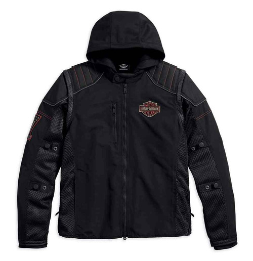 トップス Harley Davidson Full-Zip Hooded Jacket Harley-Davidson Men's Heritage Pullover Hooded Sweatshirt