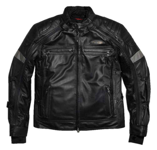 Harley-Davidson® Men's FXRG Switchback Leather Jacket, Black
